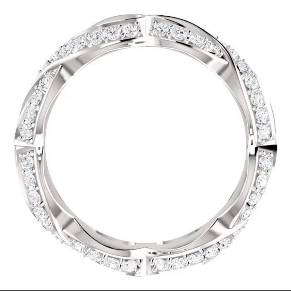 New 925 Silver Beautiful Gift Diamond Ring 💍 - Picture 4 of 4